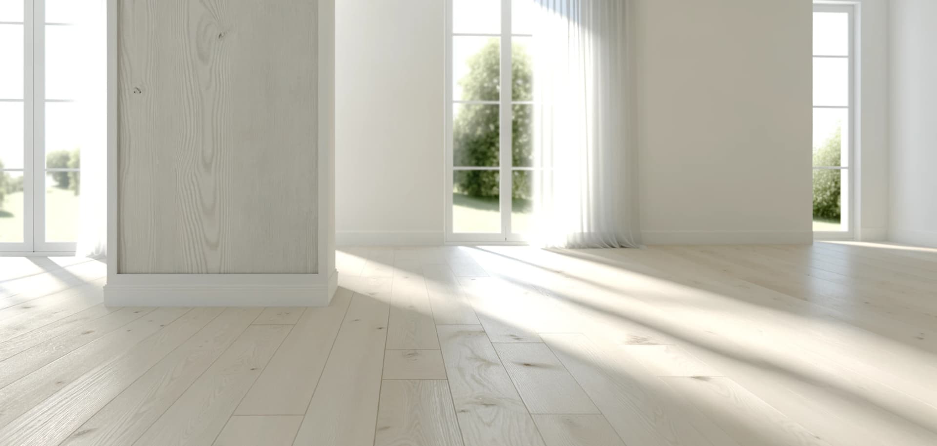 Белое масло для дерева: скандинавский интерьер