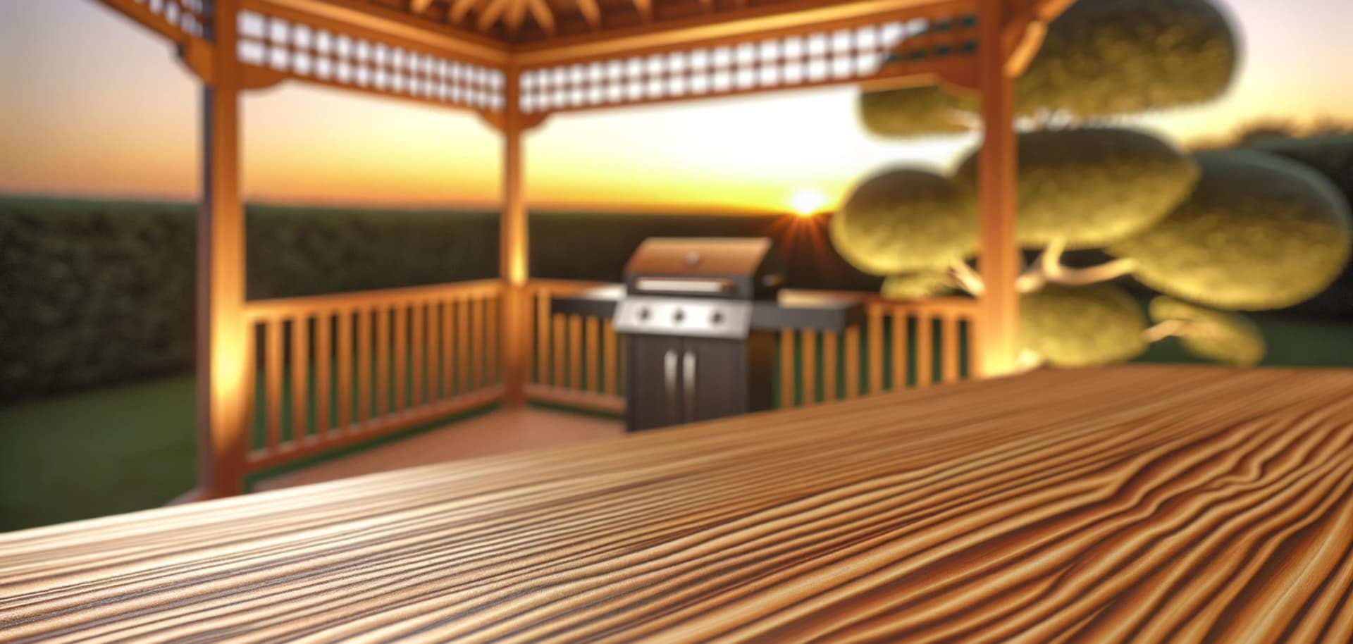 Масло для деревянной беседки-гриль