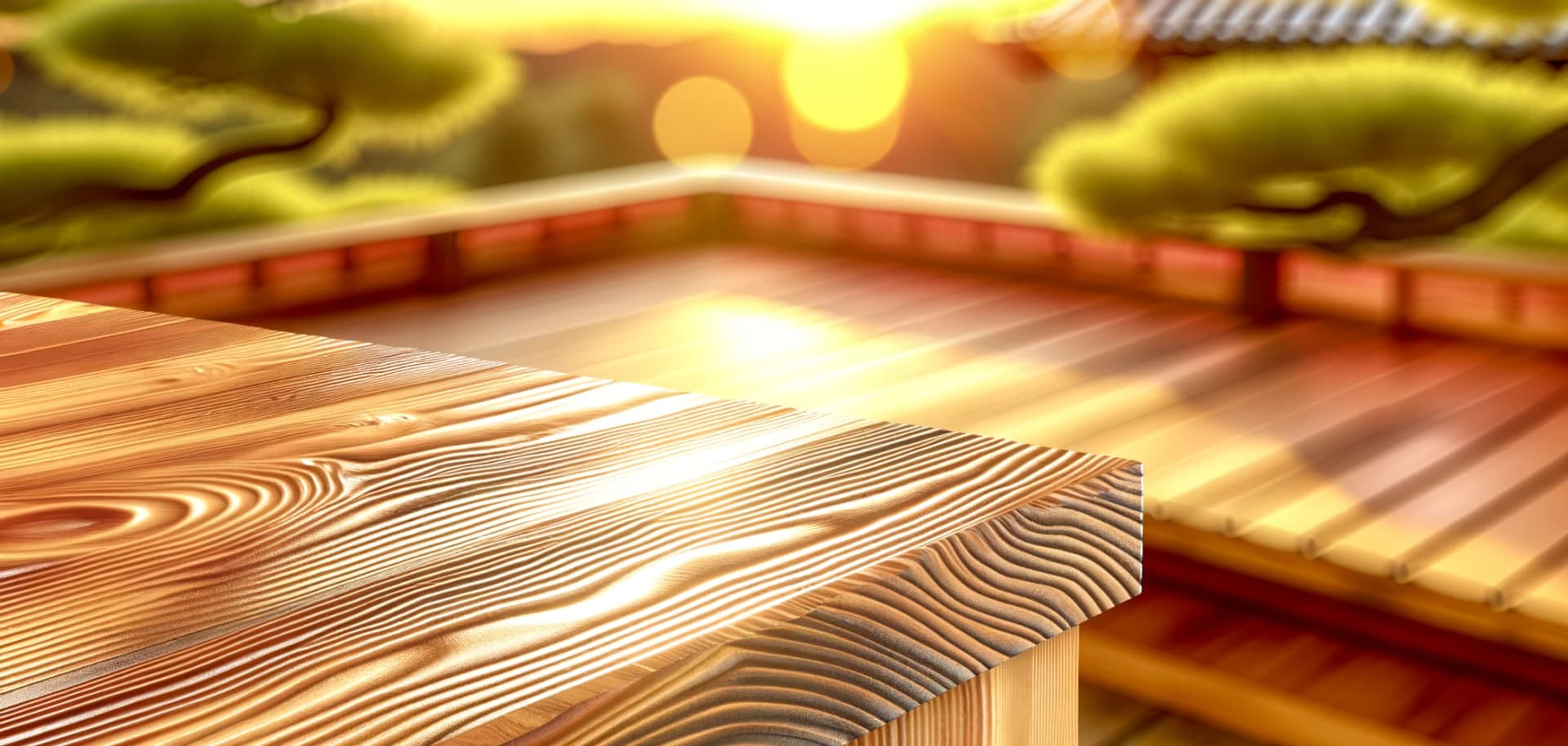 Масло для дерева летом: работа в жару